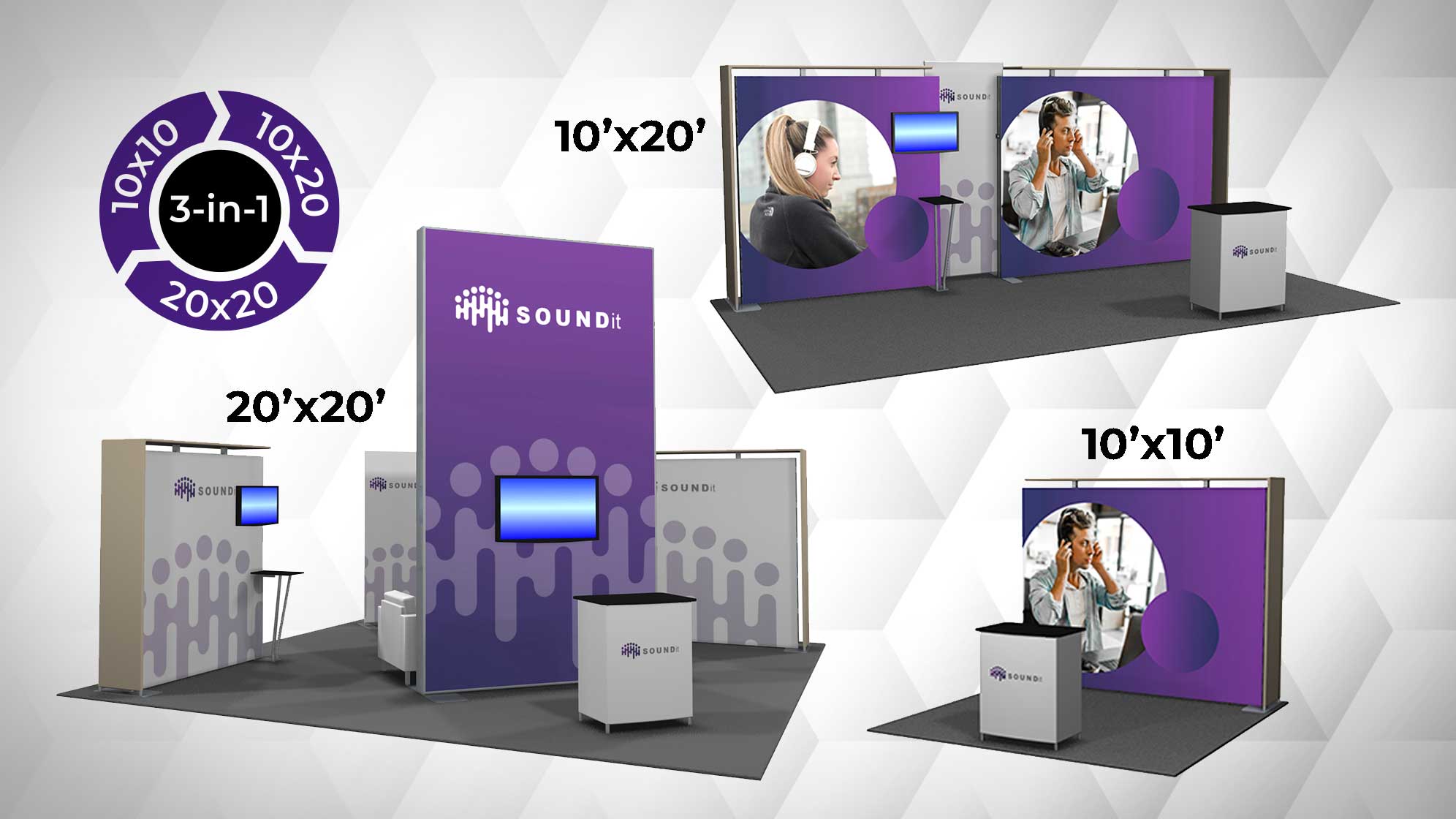 SYNC 3-in-1: The ultimate modular exhibit solution