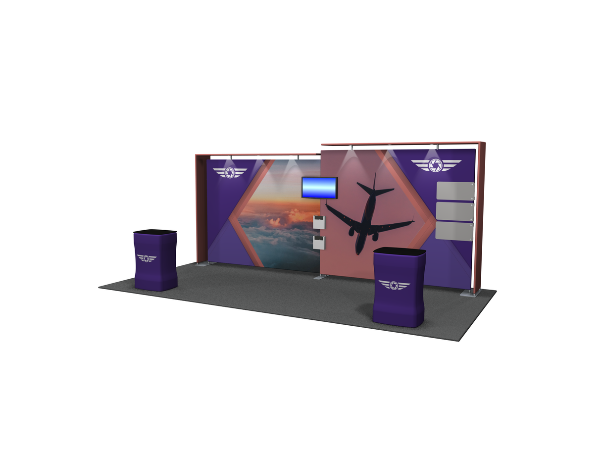 MDA-221 | 10'x20' portable trade show booth