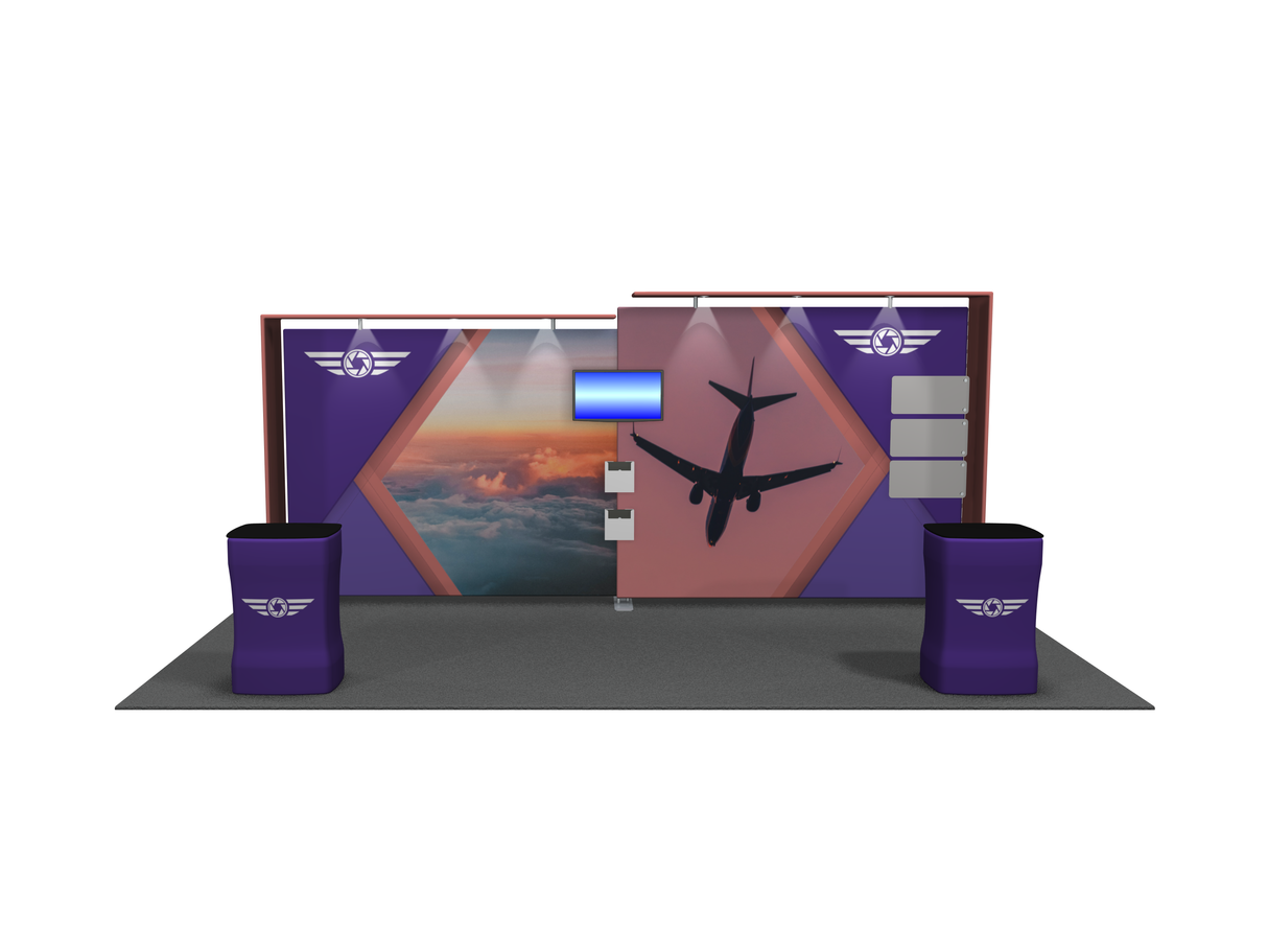 MDA-221 | 10'x20' portable trade show booth