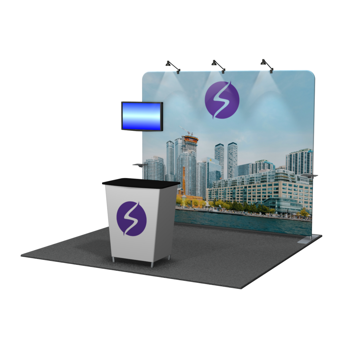 MDB-104-A | 10'x10' portable trade show booth