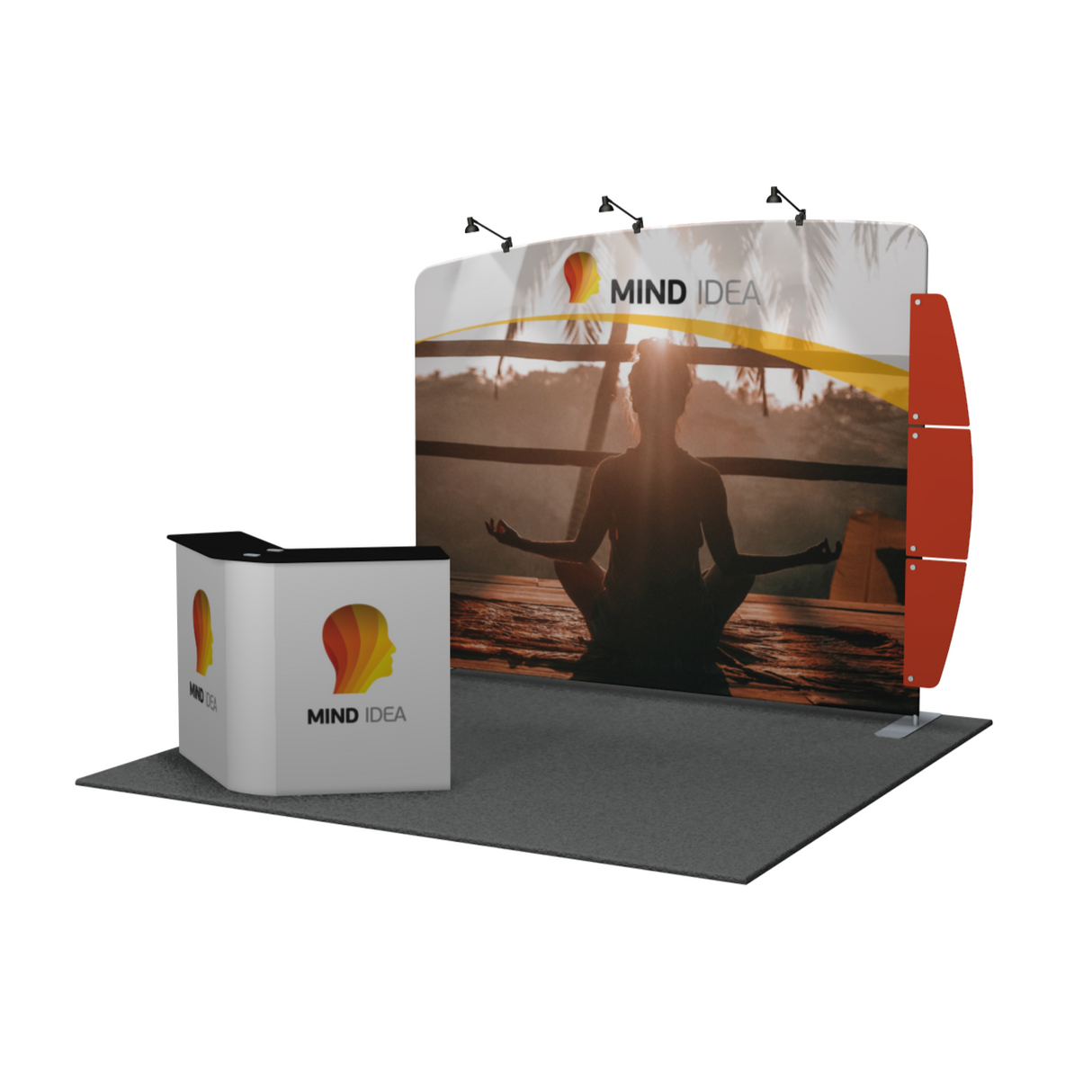 MDB-108-B | 10'x10' portable trade show booth