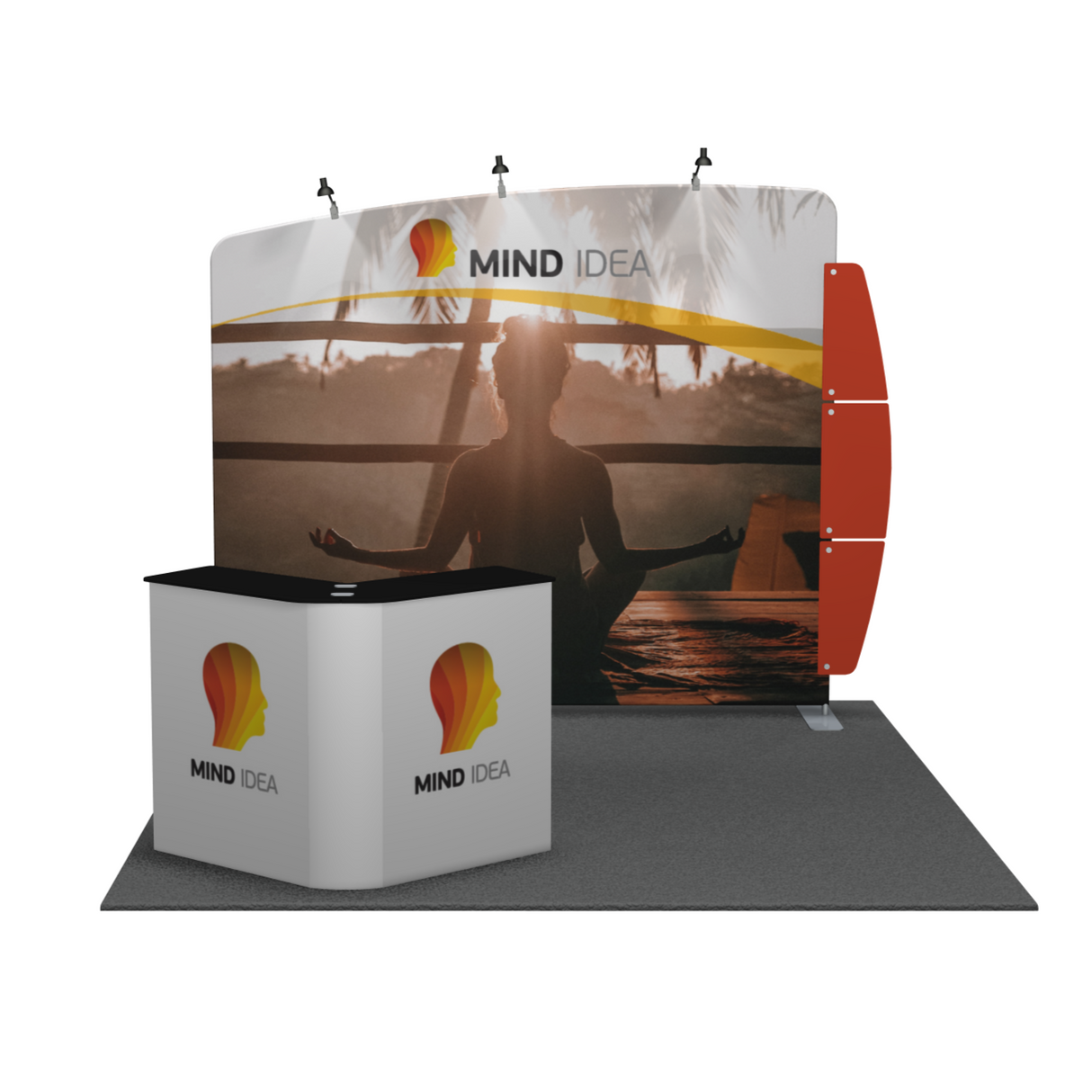 MDB-108-B | 10'x10' portable trade show booth