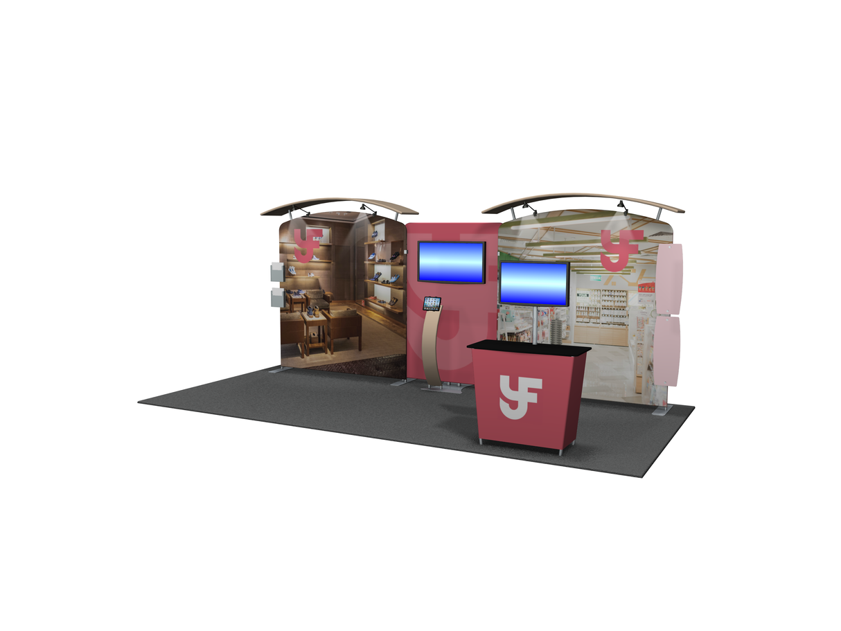 MDB-213 | 10'x20' portable trade show booth