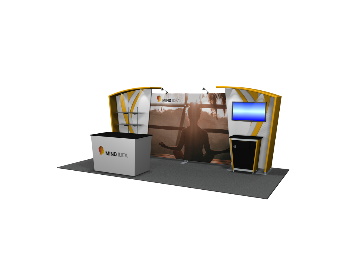 MDB2-2005 | 10'x20' portable trade show booth