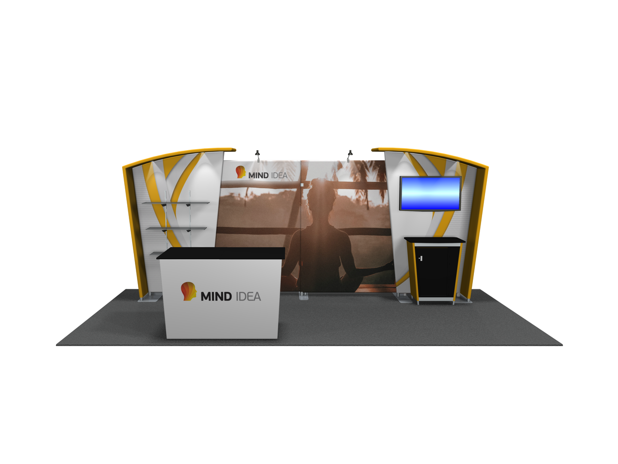 MDB2-2005 | 10'x20' portable trade show booth