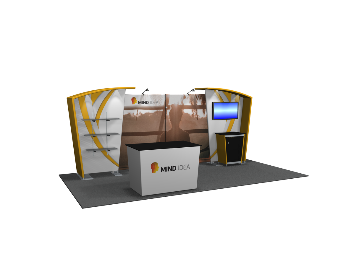 MDB2-2005 | 10'x20' portable trade show booth