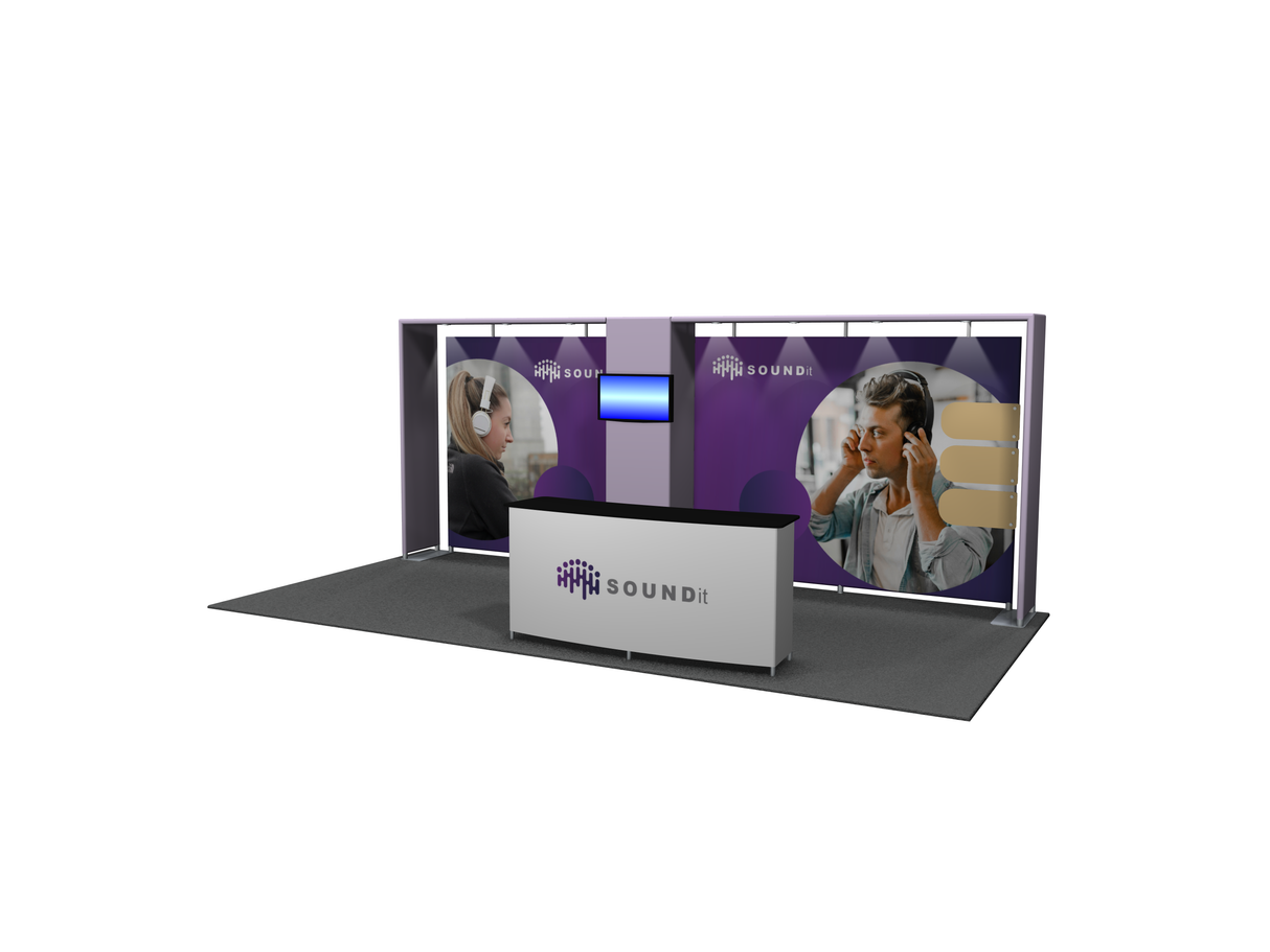 MDB2-2010 | 10'x20' portable trade show booth