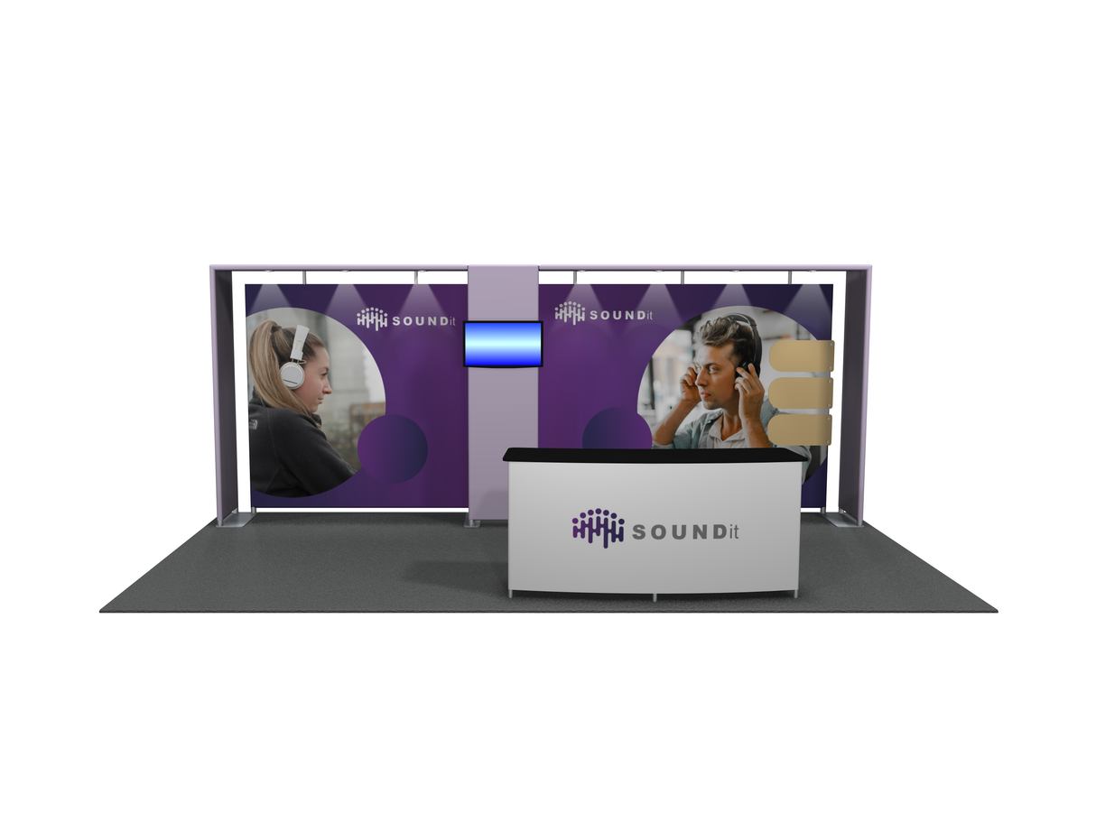 MDB2-2010 | 10'x20' portable trade show booth