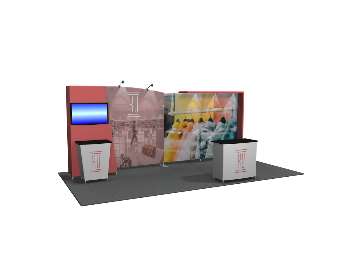 MDB2-2012 | 10'x20' portable trade show booth