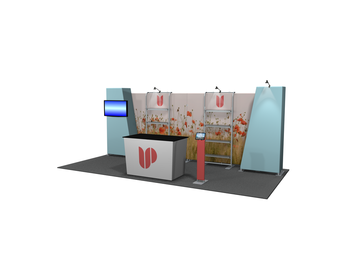 MDB2-2014 | 10'x20' portable trade show booth