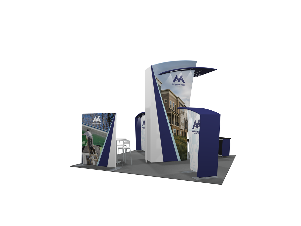 MDB2-4001 | 20'x20' portable trade show booth