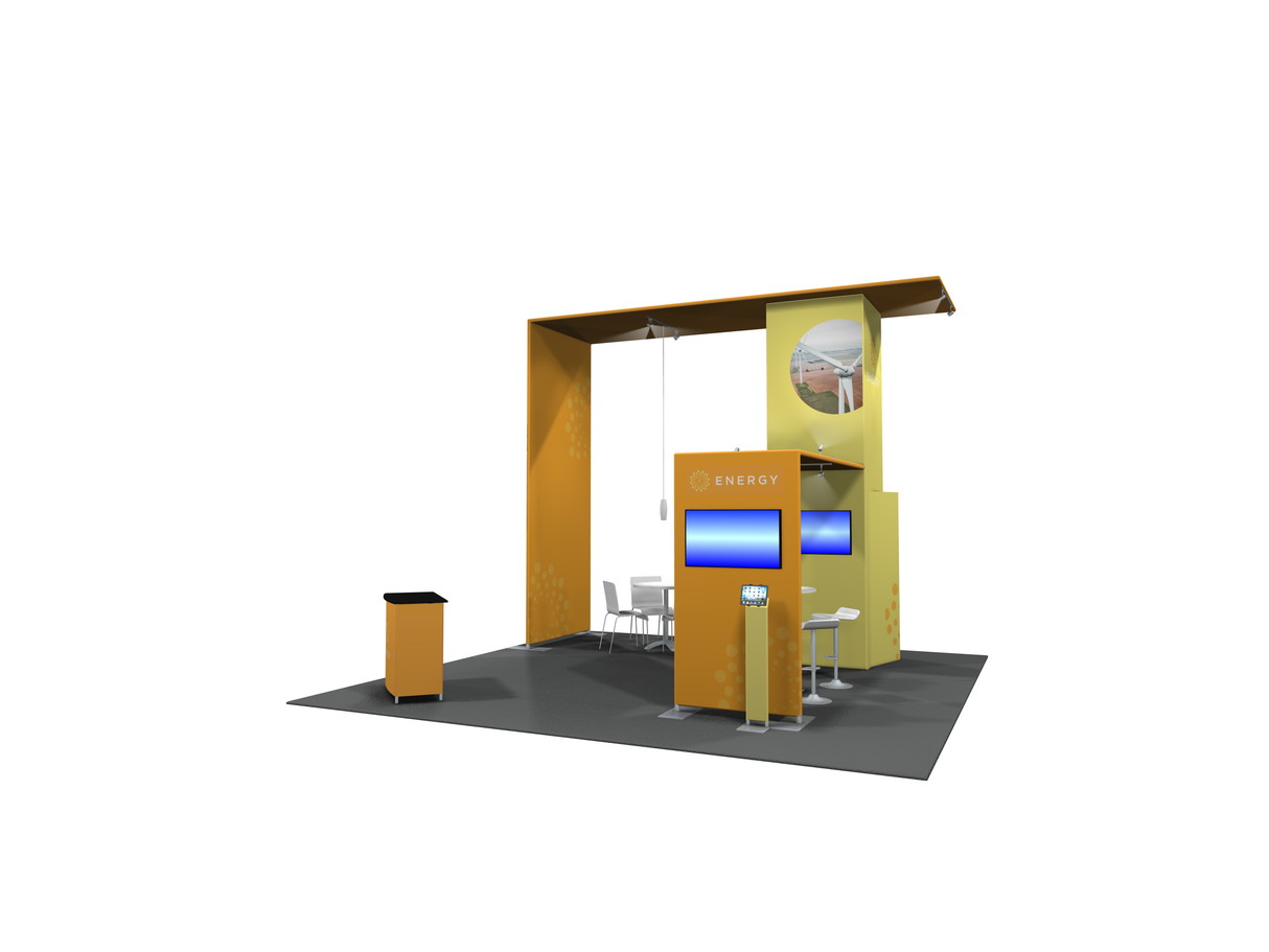 MDB2-4003 | 20'x20' portable trade show booth