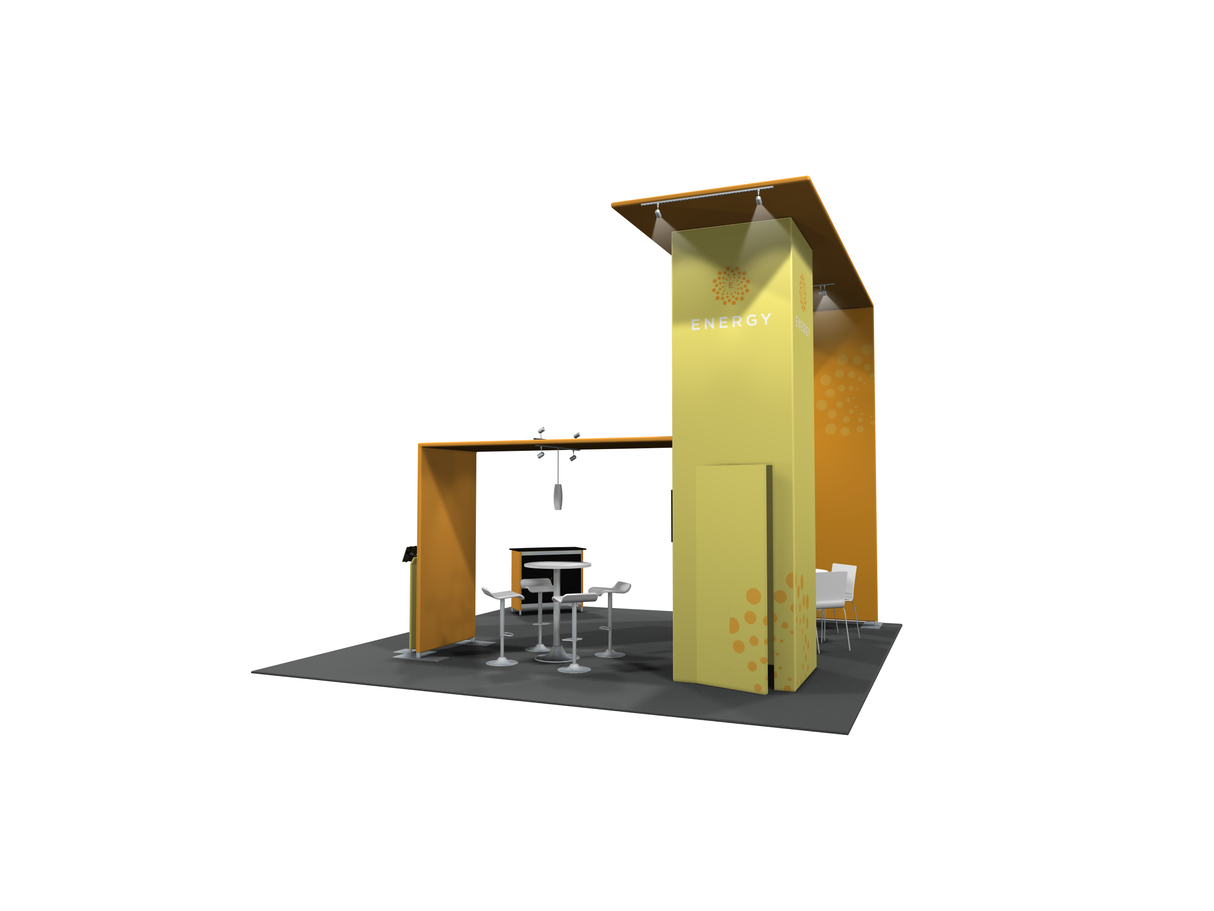 MDB2-4003 | 20'x20' portable trade show booth