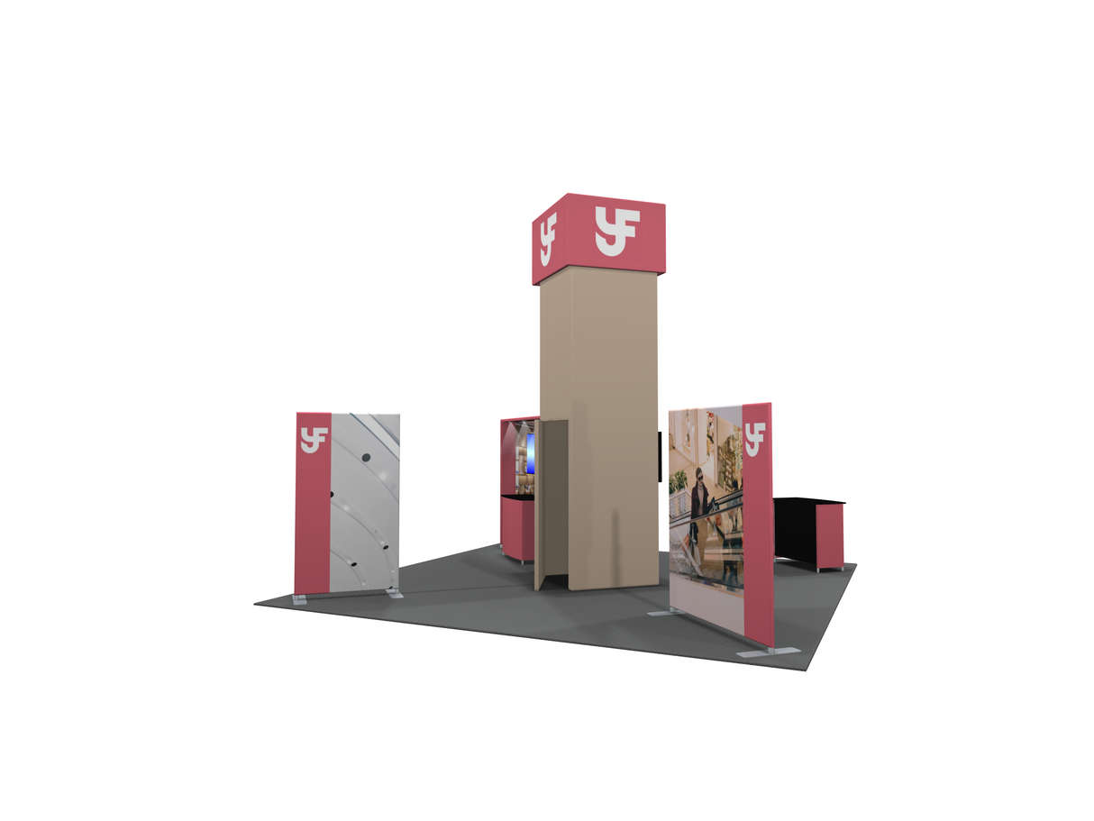 MDB2-4005 | 20'x20' portable trade show booth