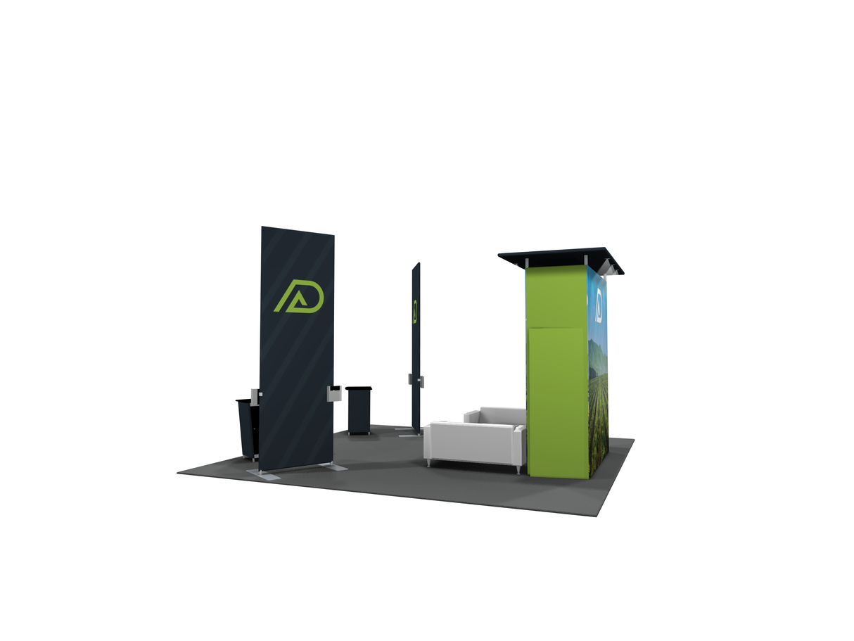 MDB2-4006 | 20'x20' portable trade show booth