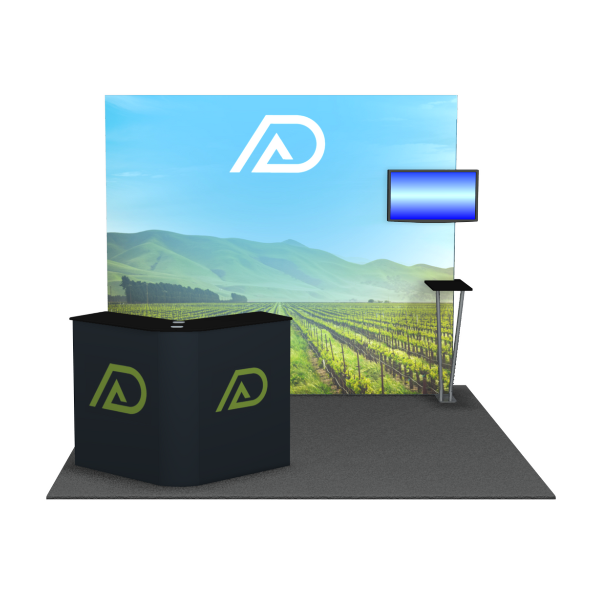 RDT-101 | 10'x10' backlit trade show booth