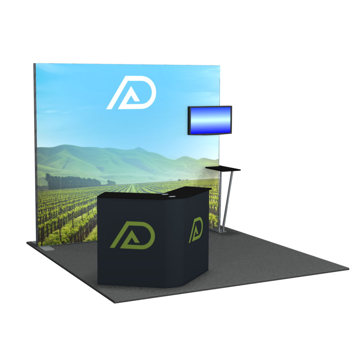 RDT-101 | 10'x10' backlit trade show booth