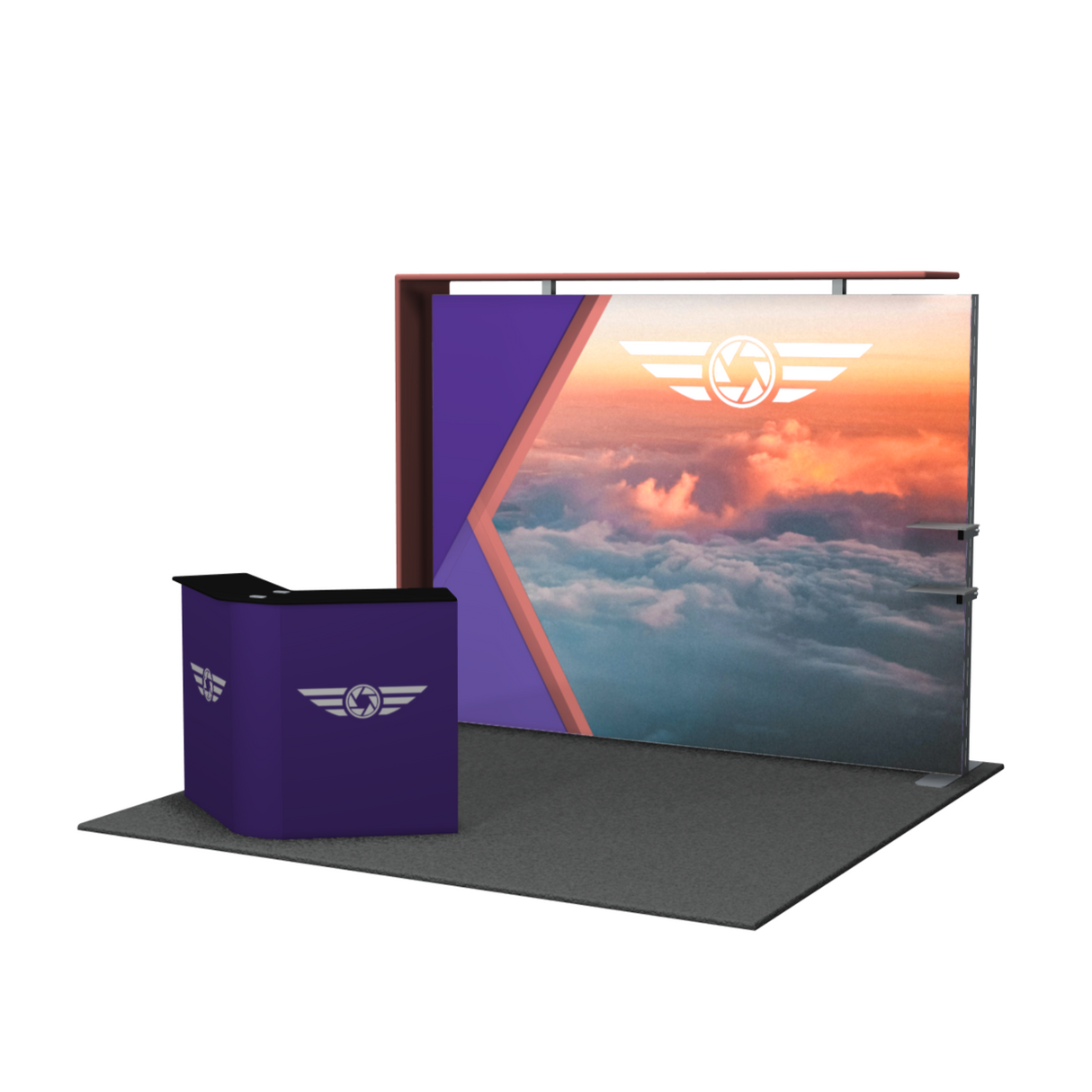 RDT-104 - 10'x10' backlit trade show booth