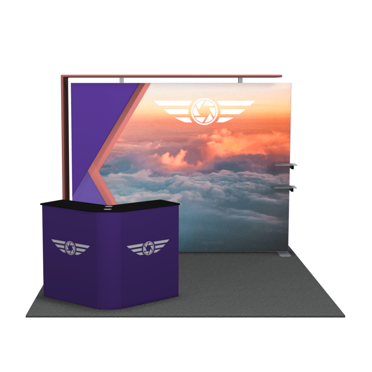 RDT-104 - 10'x10' backlit trade show booth