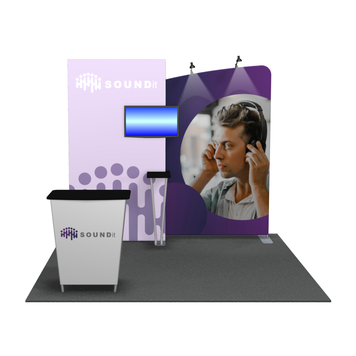 RDT-106 | 10'x10' backlit trade show booth