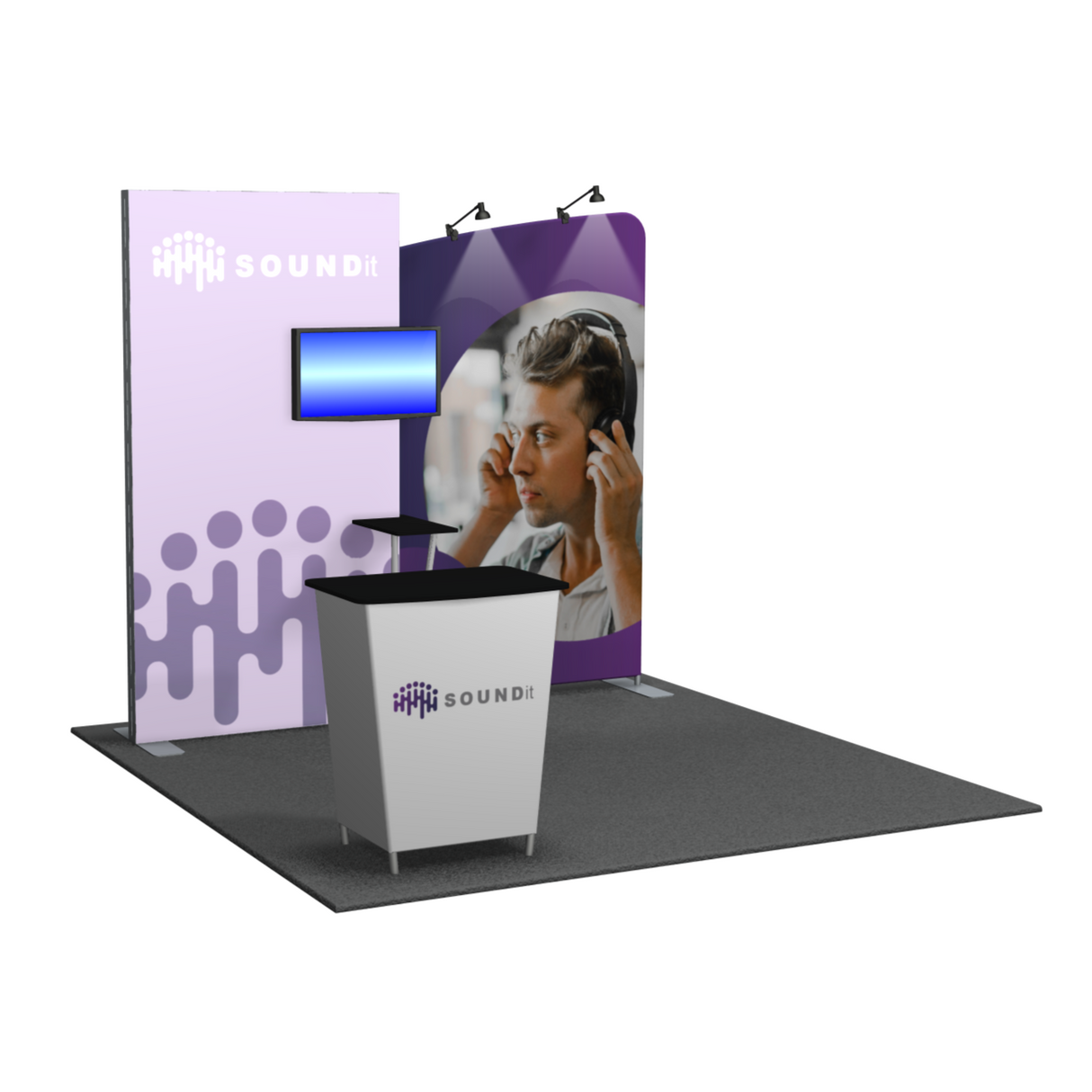 RDT-106 | 10'x10' backlit trade show booth