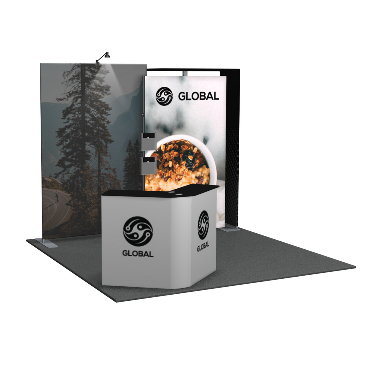 RDT-107 | 10'x10' backlit trade show booth