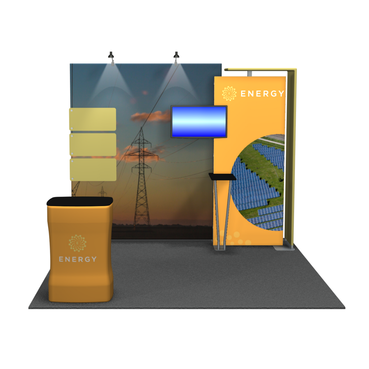 RDT-108 | 10'x10' backlit trade show booth