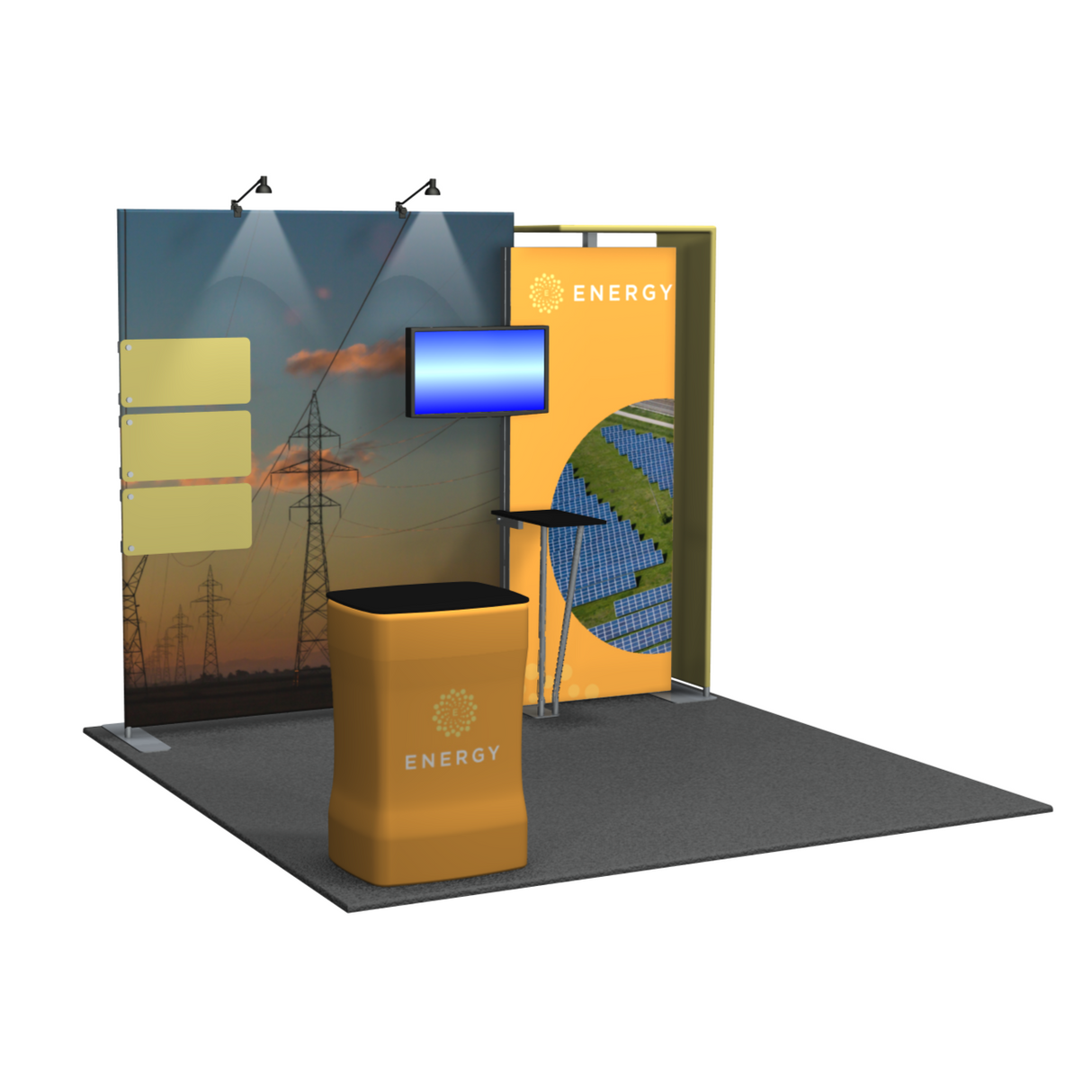 RDT-108 | 10'x10' backlit trade show booth