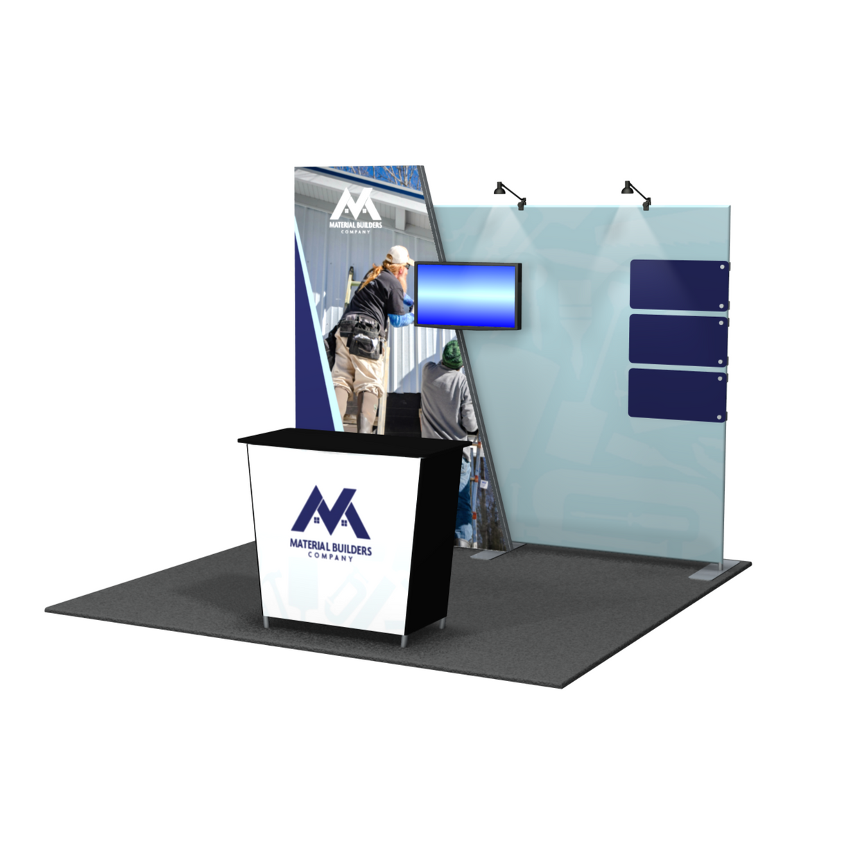 RDT-109 | 10'x10' backlit trade show booth