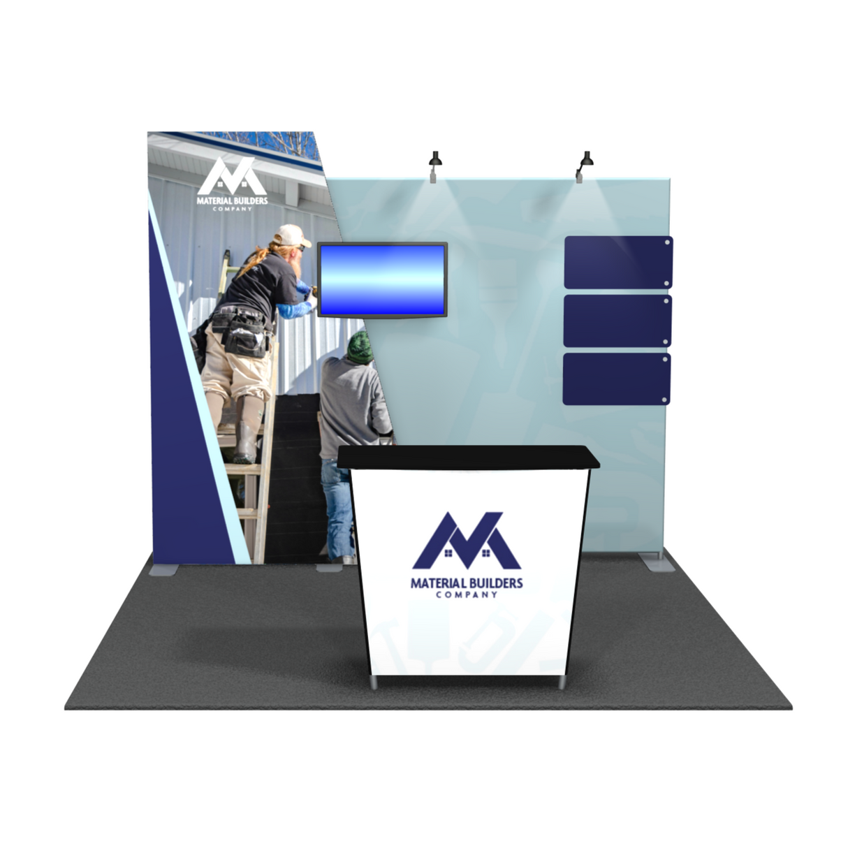 RDT-109 | 10'x10' backlit trade show booth