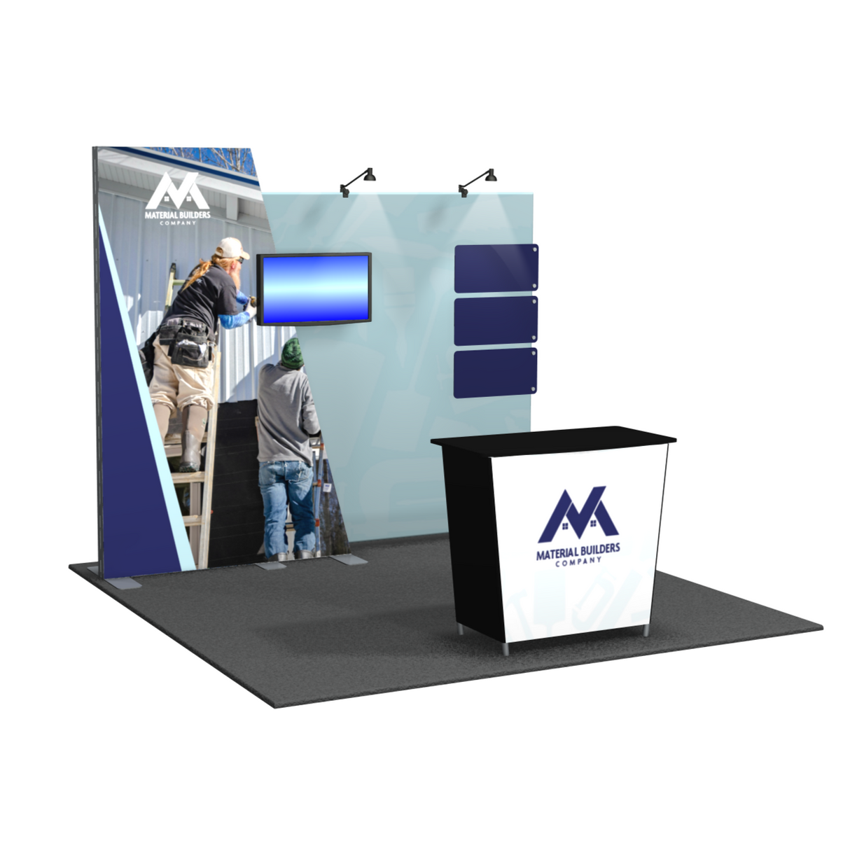 RDT-109 | 10'x10' backlit trade show booth