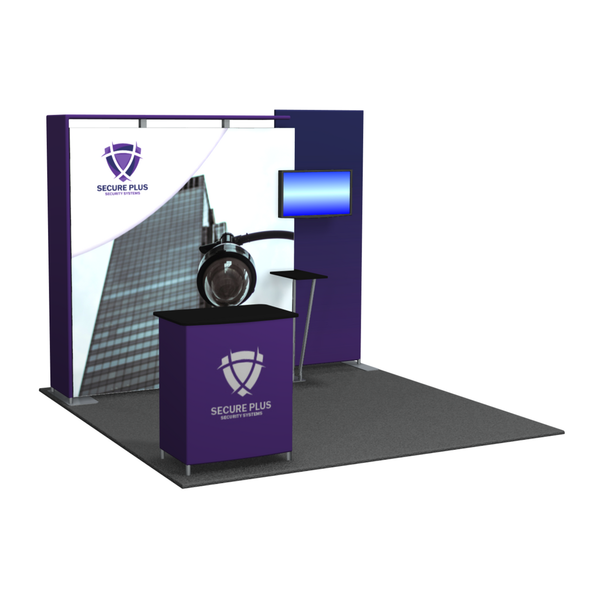 RDT-110 | 10'x10' backlit trade show booth