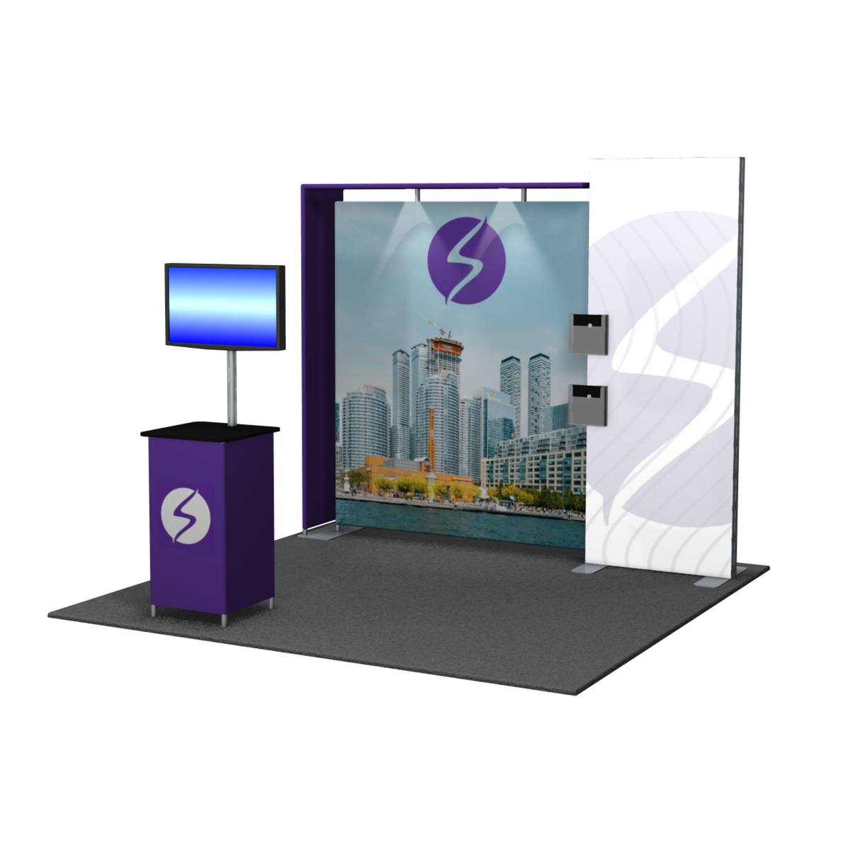 RDT-113 | 10'x10' backlit trade show booth