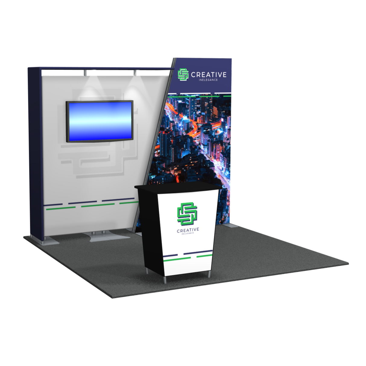 RDT-114 | 10'x10' backlit trade show booth