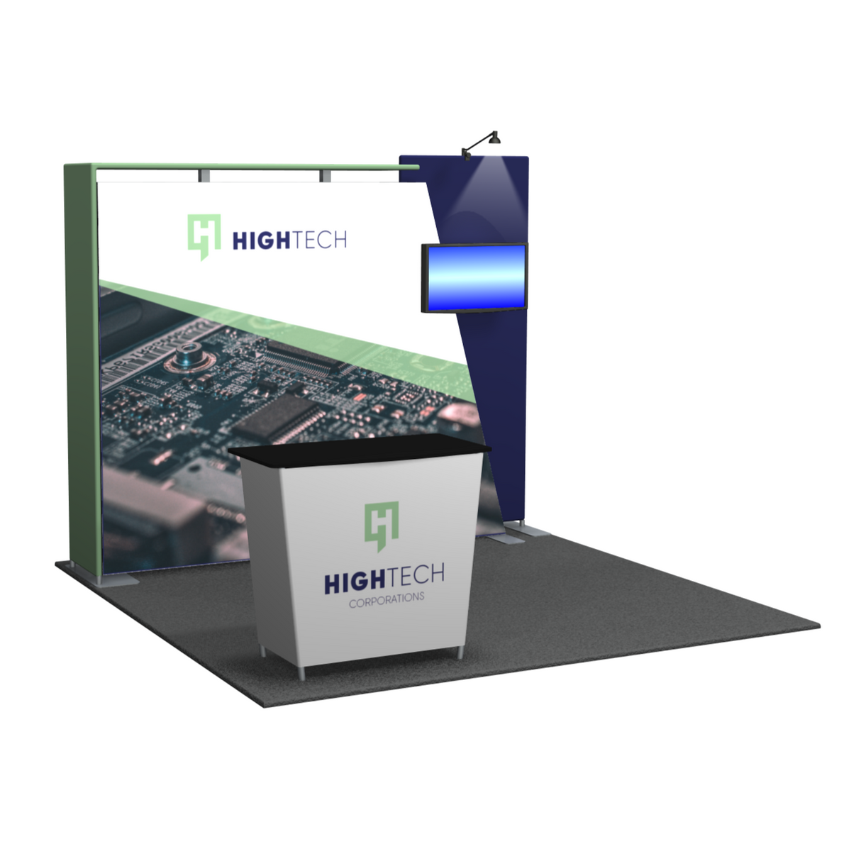 RDT-116 | 10'x10' backlit trade show booth