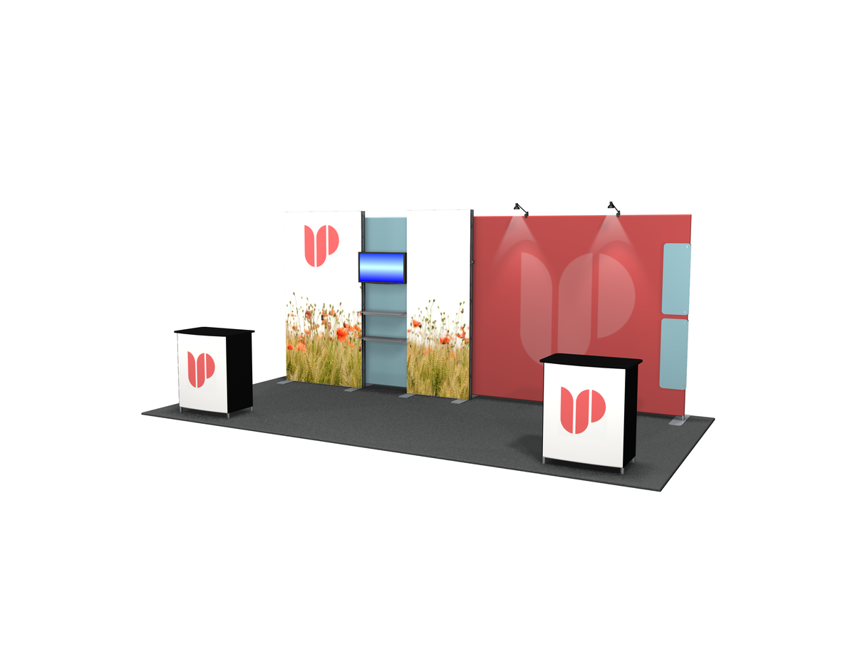 RDT-203 | 10'x20' backlit trade show booth