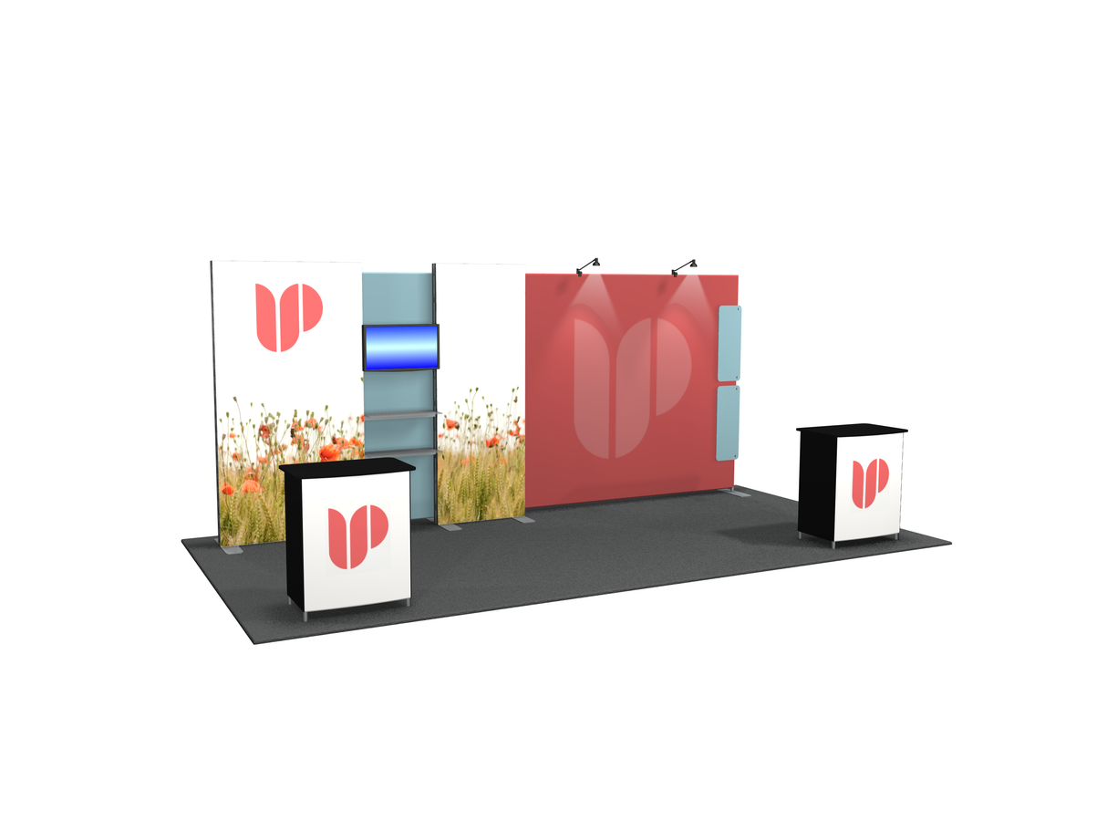 RDT-203 | 10'x20' backlit trade show booth