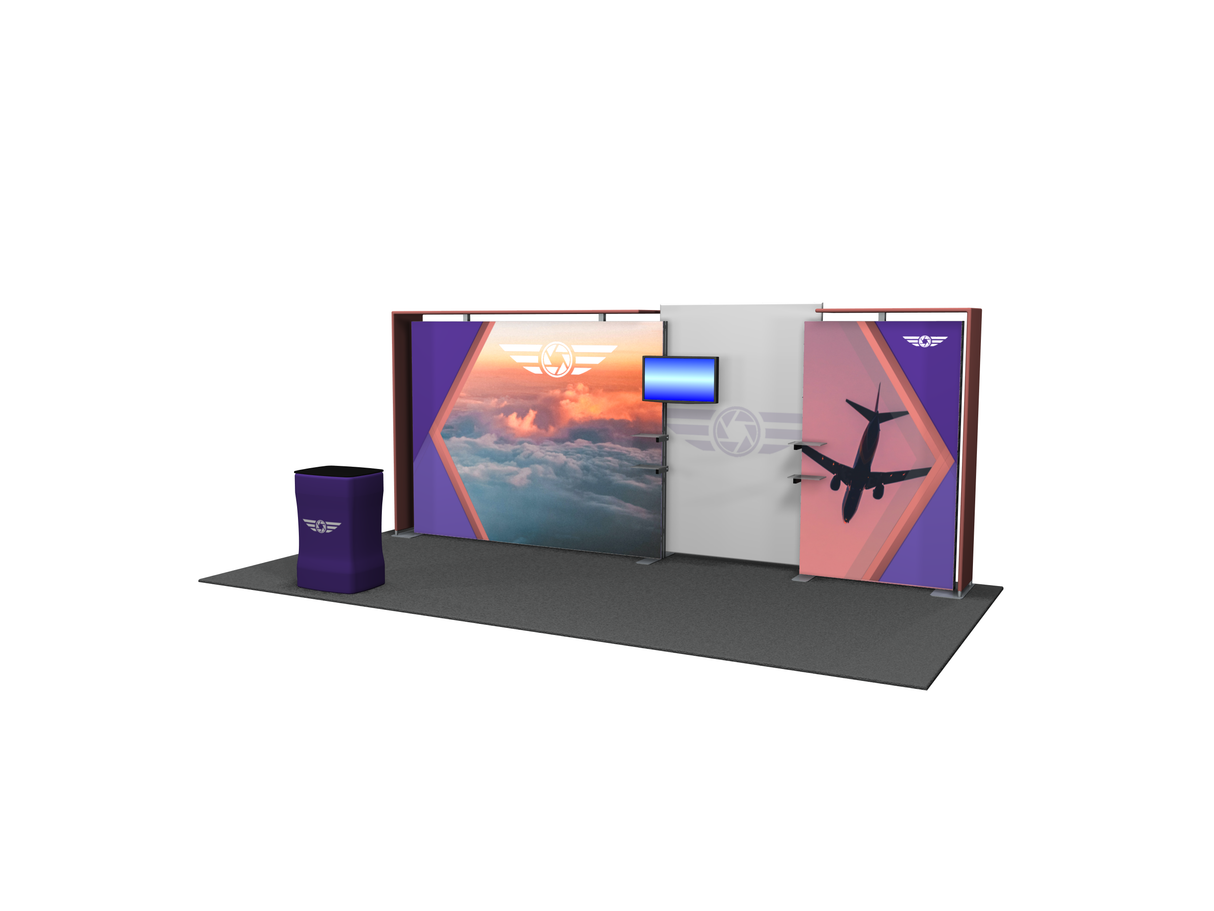 RDT-204 | 10'x20' backlit trade show booth