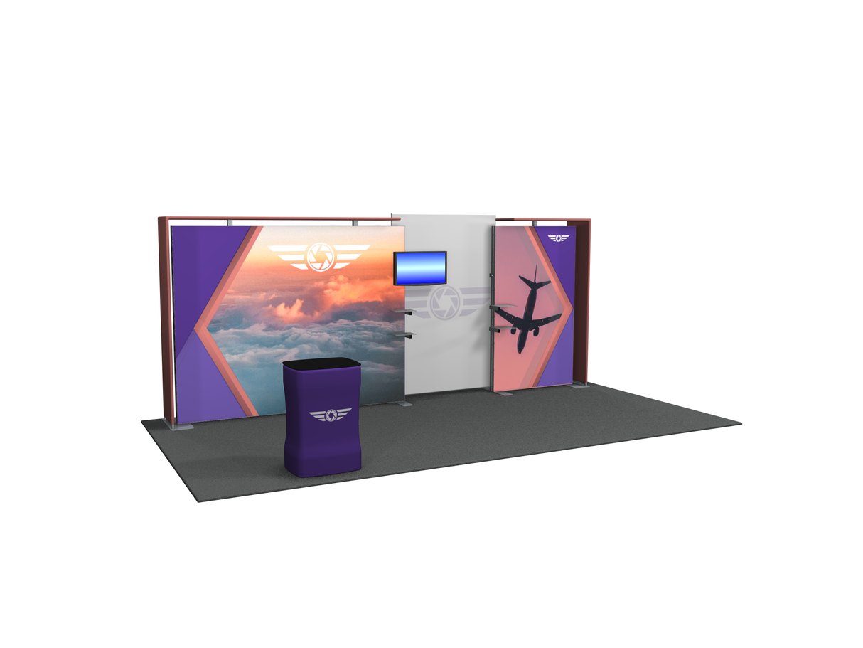 RDT-204 | 10'x20' backlit trade show booth