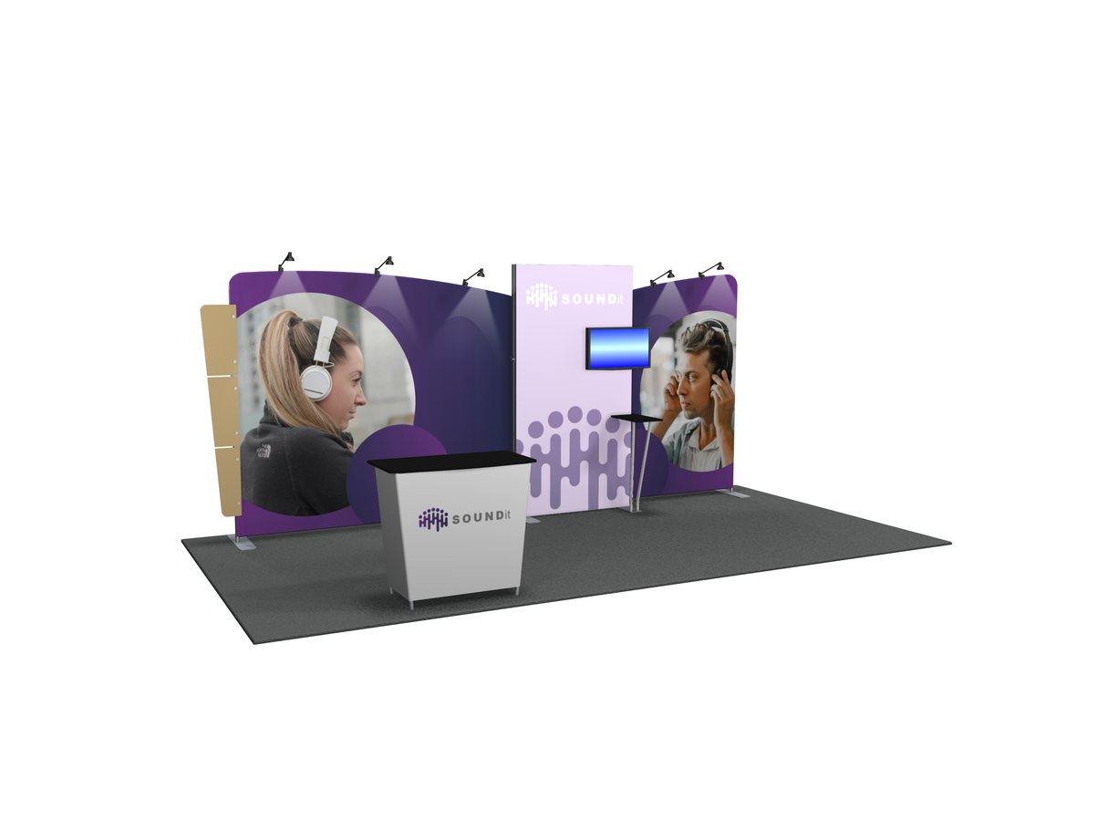 RDT-206 | 10'x20' backlit trade show booth