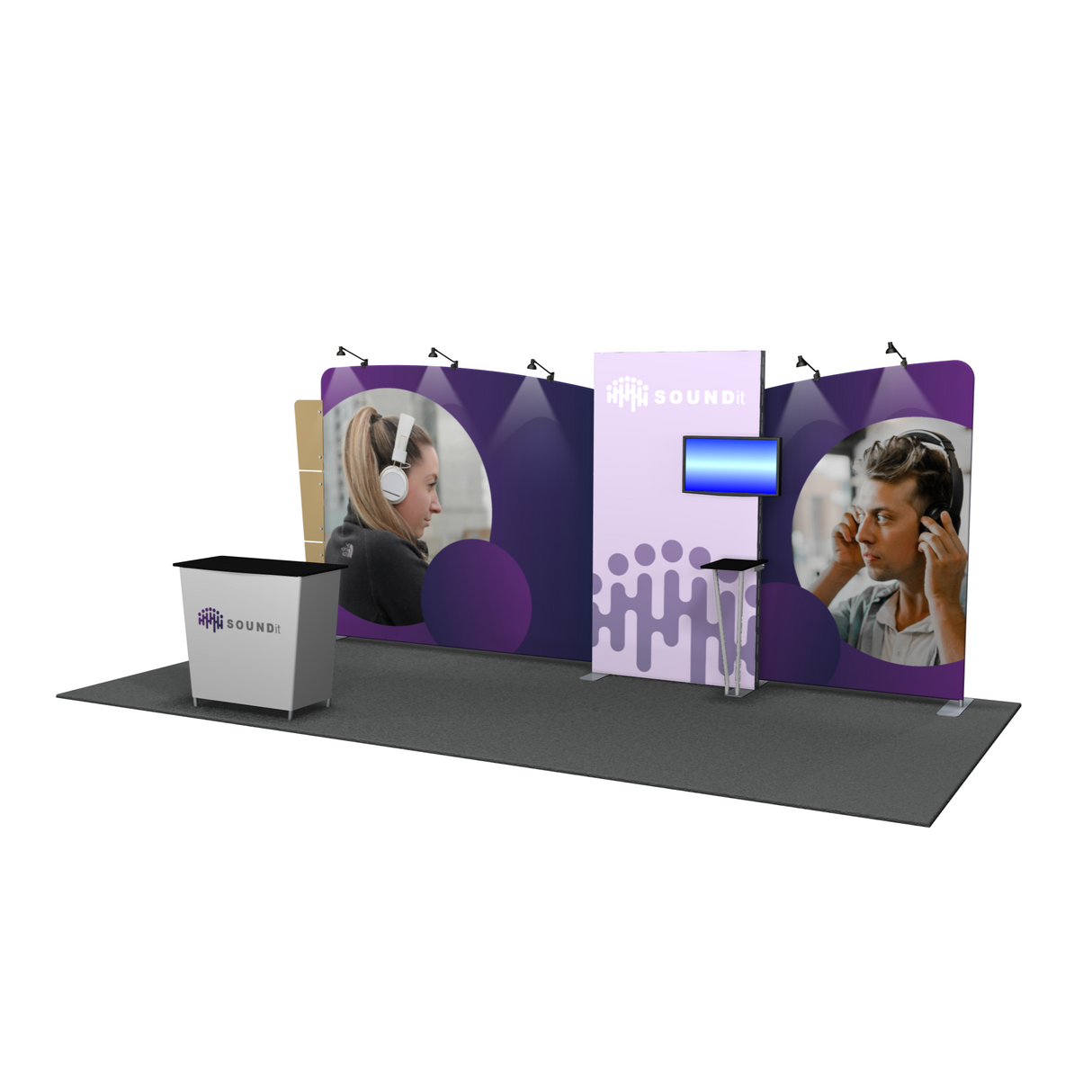 RDT-206 | 10'x20' backlit trade show booth