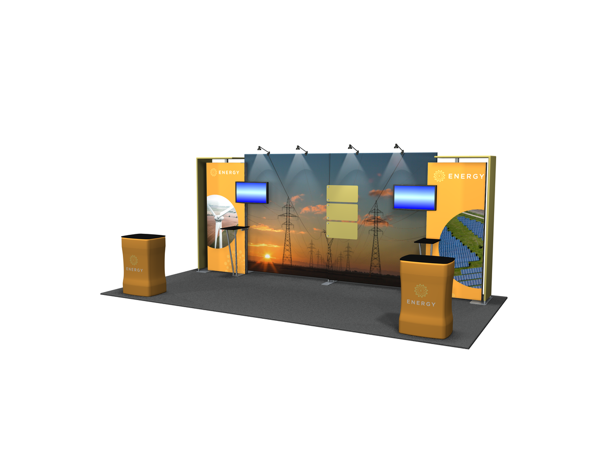 RDT-208 | 10'x20' backlit trade show booth