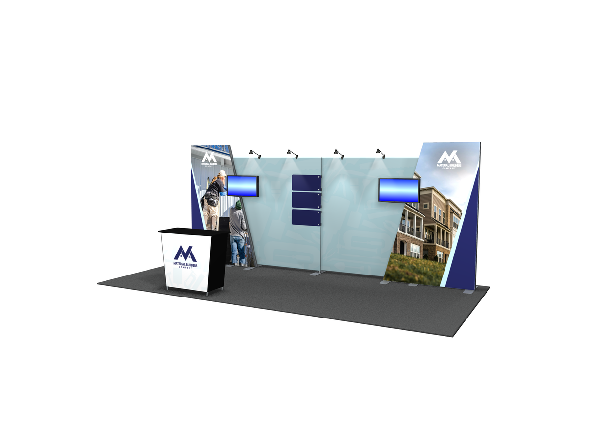 RDT-209 | 10'x20' backlit trade show booth