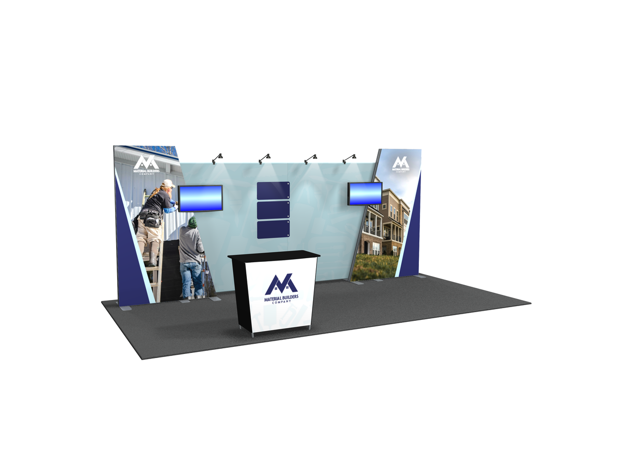 RDT-209 | 10'x20' backlit trade show booth