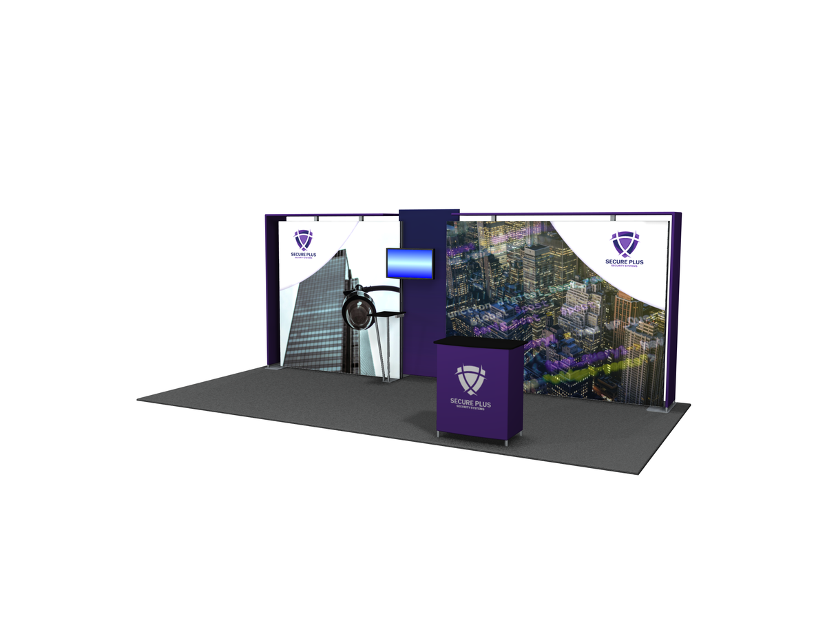 RDT-210 | 10'x20' backlit trade show booth