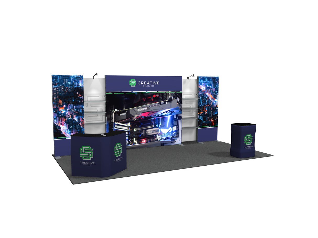 RDT-214 | 10'x20' backlit trade show booth