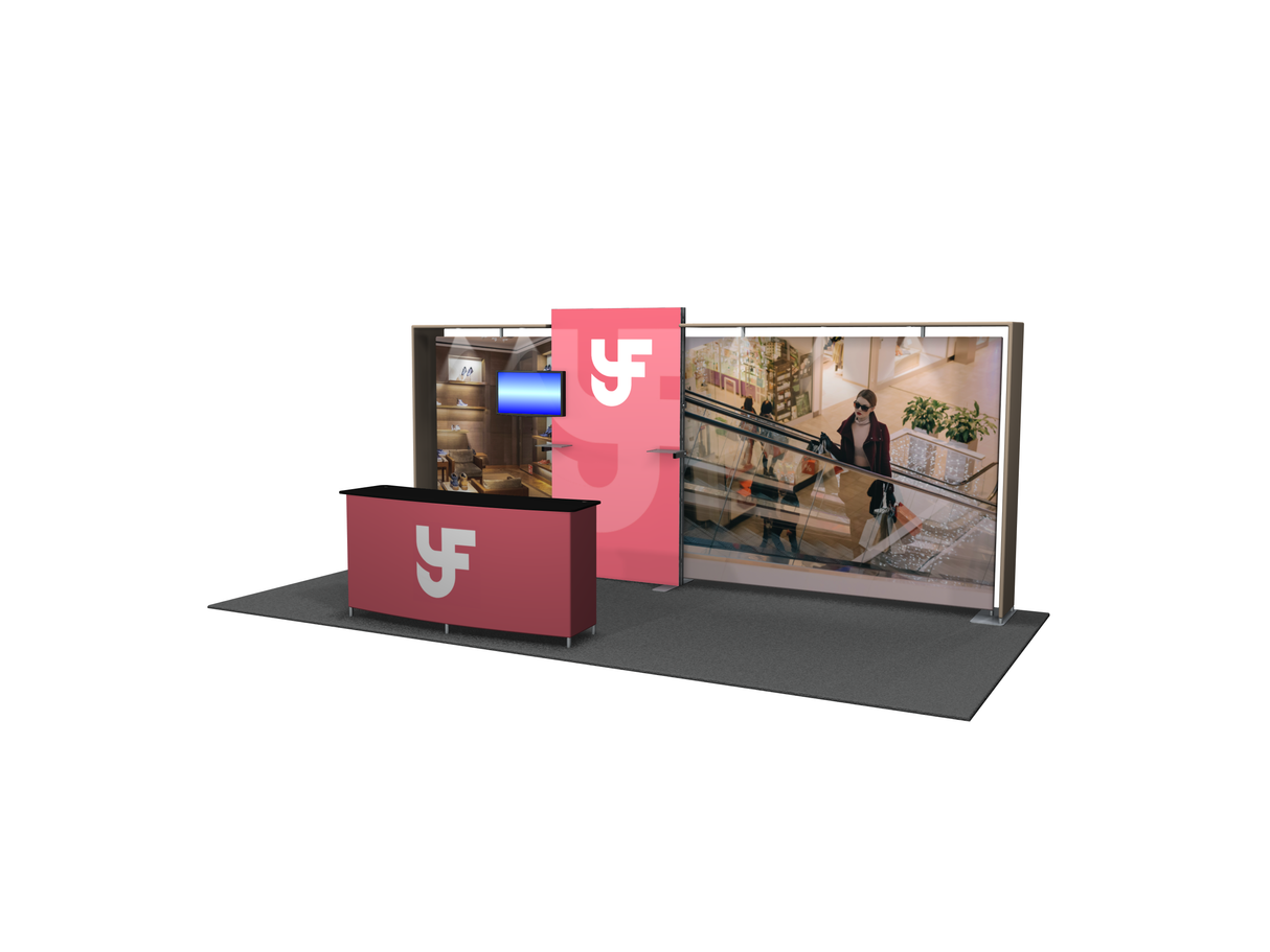 RDT-215 | 10'x20' backlit trade show booth