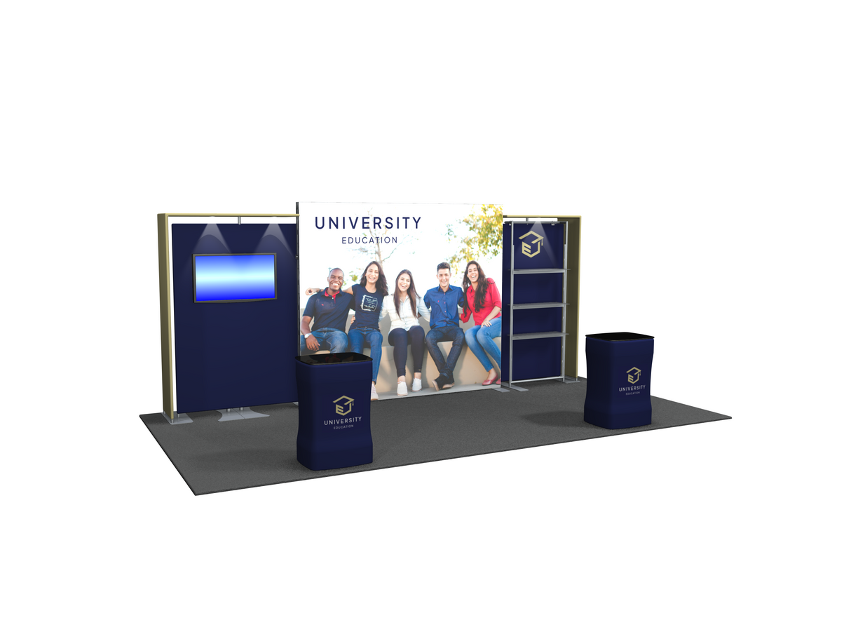 RDT-217 | 10x20 backlit trade show booth