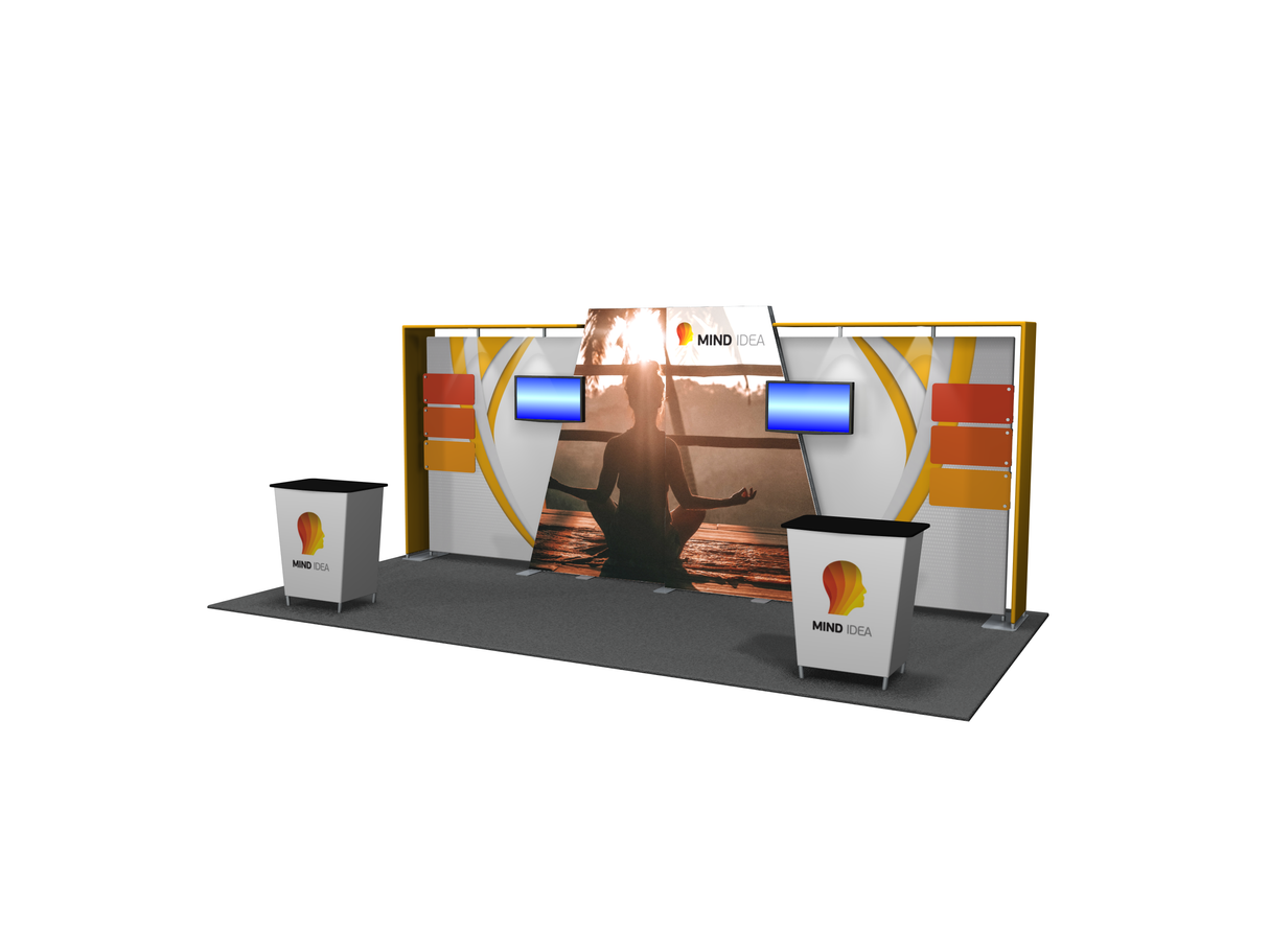 RDT-218 | 10'x20' backlit trade show booth