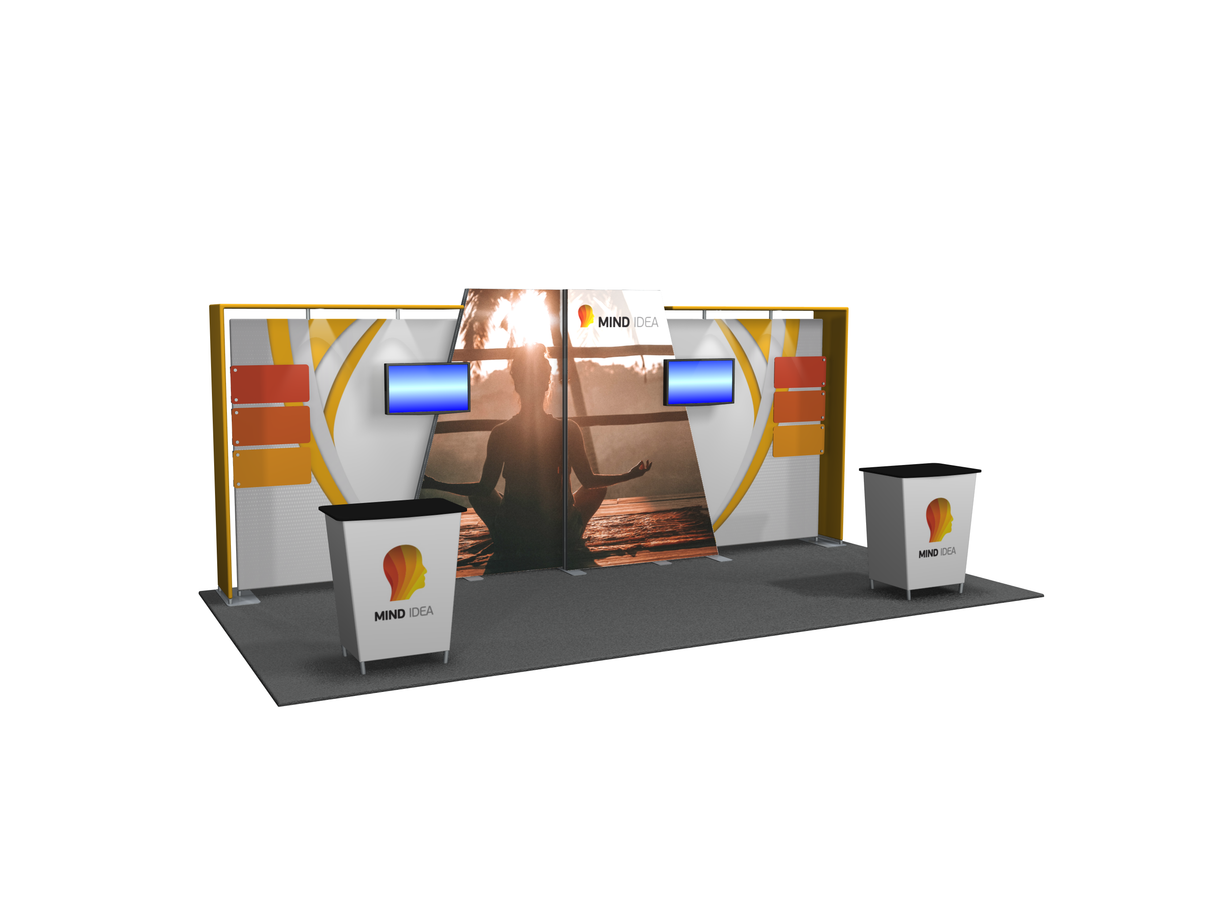 RDT-218 | 10'x20' backlit trade show booth